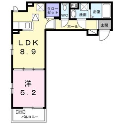 コンテⅢ　祇園の物件間取画像